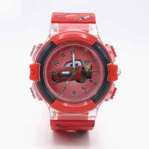 Boys Analog Light Watch - Red