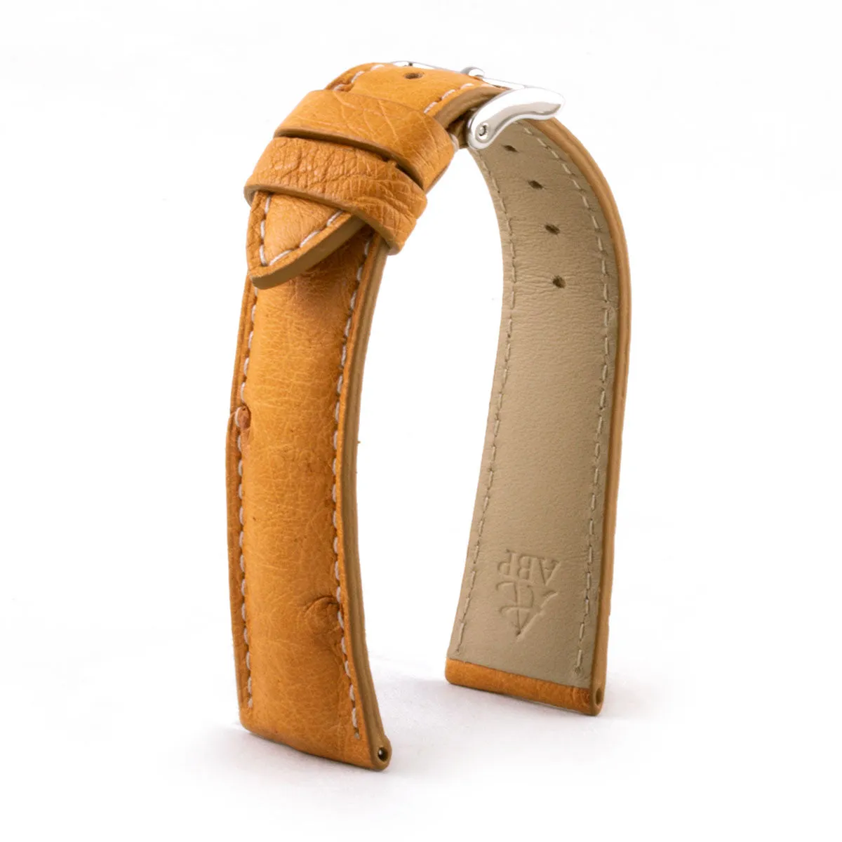 Bracelet classique "Essential" - Bracelet montre cuir - Autruche (bleu, kaki, rouge, vert...)