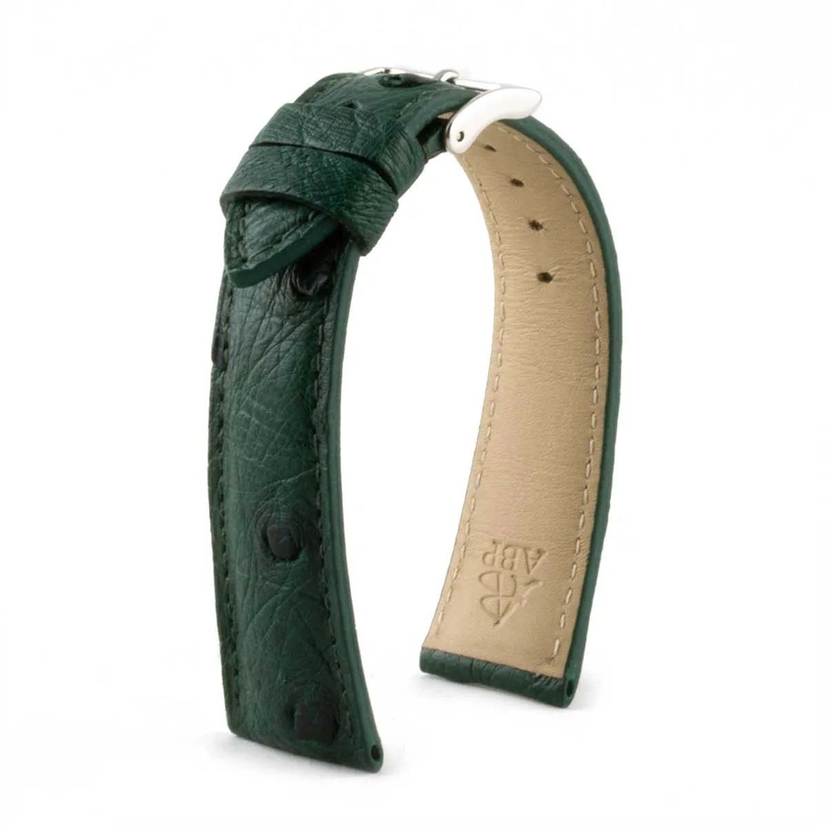 Bracelet classique "Essential" - Bracelet montre cuir - Autruche (bleu, kaki, rouge, vert...)