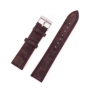 Brown cork watch strap watch brand 20mm E-024-20