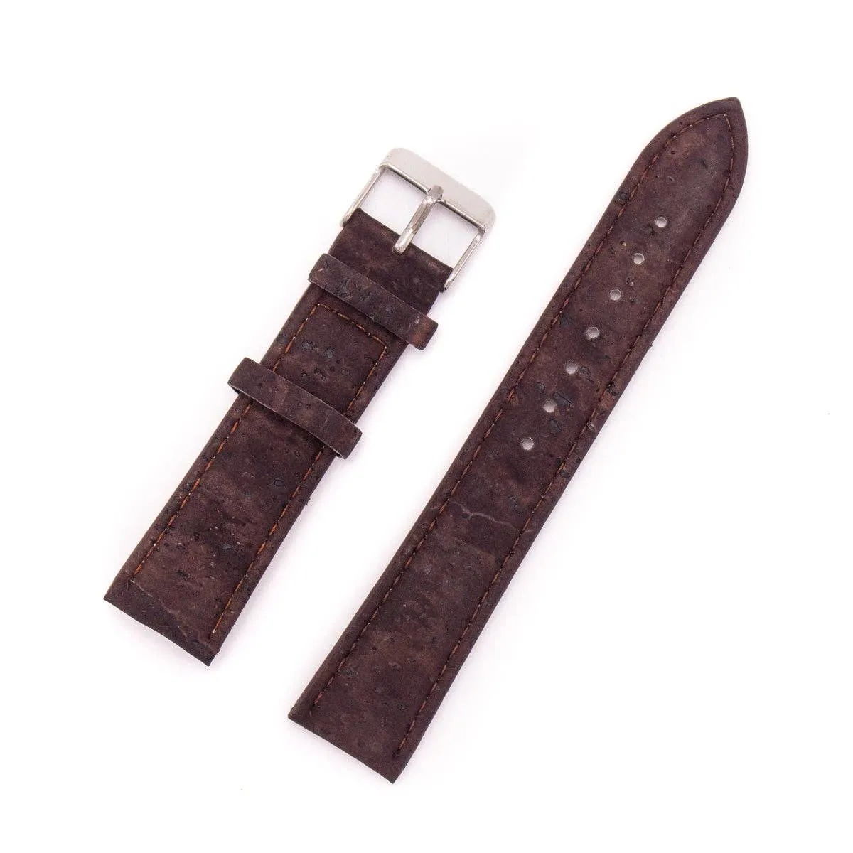 Brown cork watch strap watch brand 20mm E-024-20