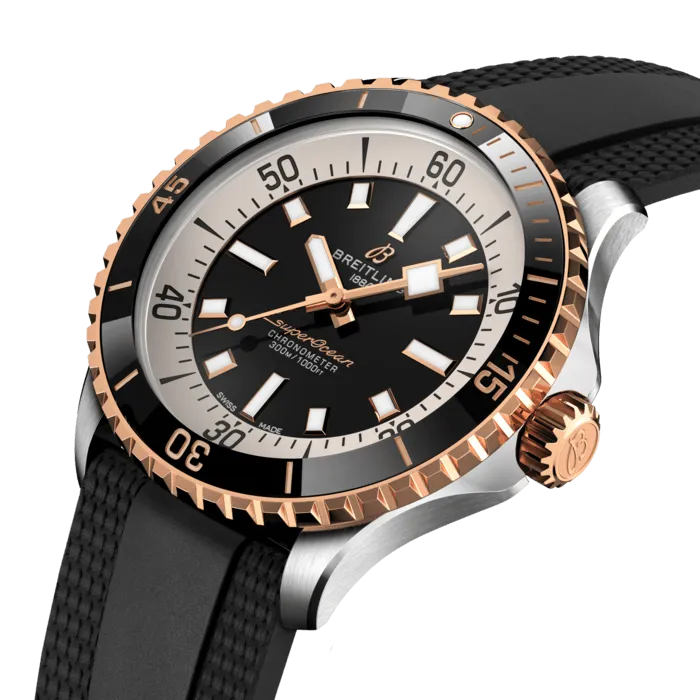 BRT Watch Superocean III AutoMTic 42 Steel & 18K Red Gold
