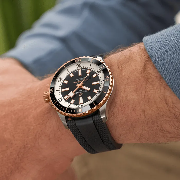 BRT Watch Superocean III AutoMTic 42 Steel & 18K Red Gold