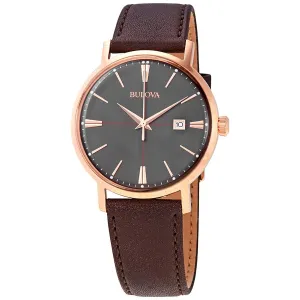 Bulova Classic Quartz Grey Dial Men's Watch 97B154