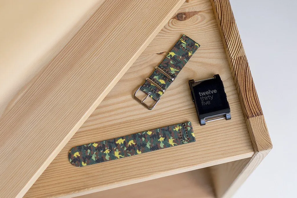Camo Green 2 Piece Graphic Watch Strap