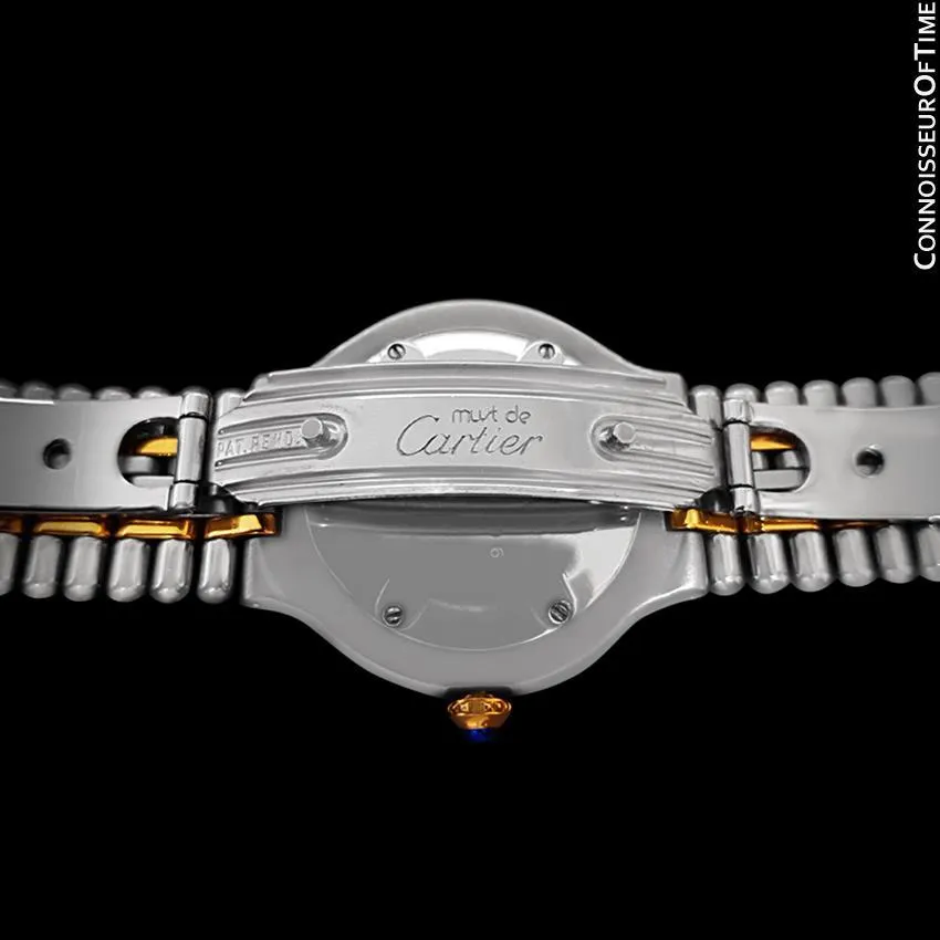 Cartier Must De 21C Ladies Watch - Stainless Steel and 18K Gold