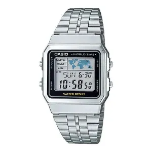 Casio Classic Unisex Digital Sliver Watch A500WA-1DF / A500WA-1
