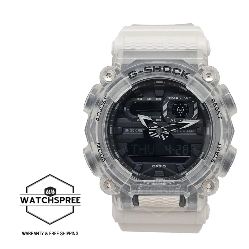 Casio G-Shock Special Colour Model GA-900 Lineup Semi-Transparent Resin Band Watch GA900SKL-7A GA-900SKL-7A