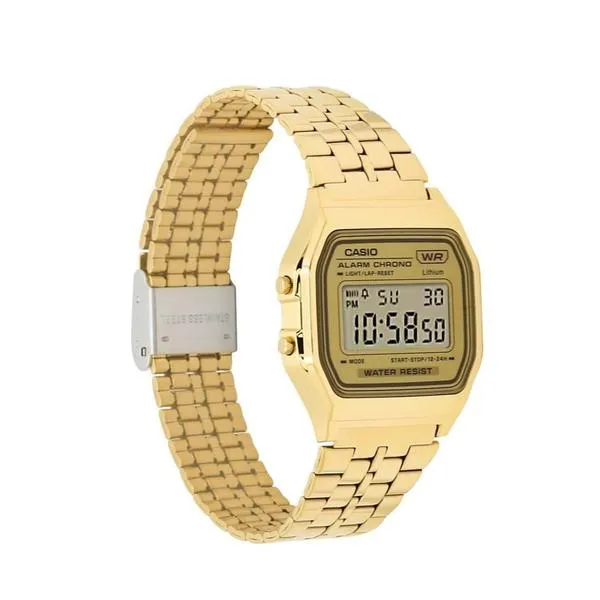 Casio Vintage Collection Digital Watch A158WETG-9AV Gold
