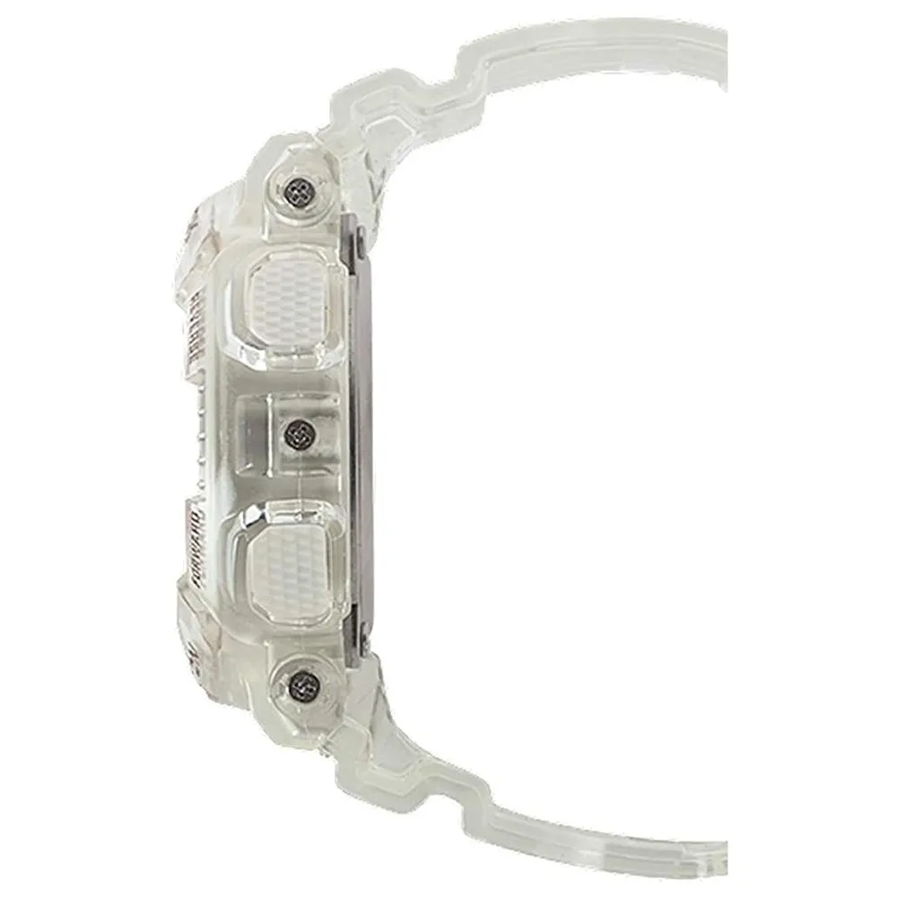 Casio Women's G-Shock Transparent Resin Band Rose Gold Analog-Digital Dial Quartz Watch - GMA-S120SR-7ACR