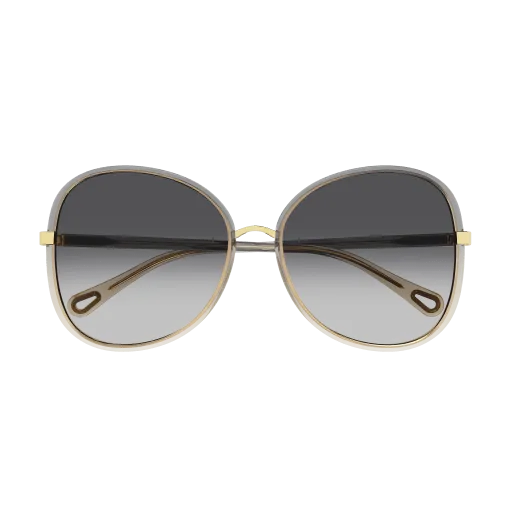 Chloe Gray Sunglasses with Gray Gradient lenses