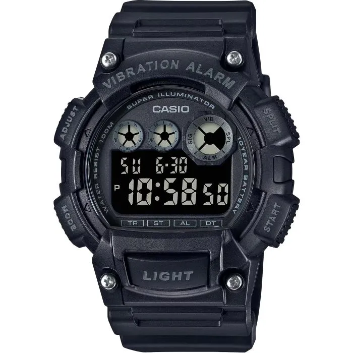 Classic Digital Watch w/ Vibration Alarm & Super Bright Backlight