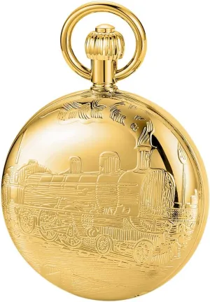 Copper Pocket Watch Steampunk Mechanical London Hand Wind Mens Watches with Chains & Boxs