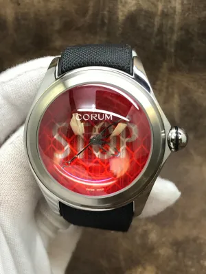 Corum BIG BUBBLE STOP 52 082.310.20/0601 red Dial Automatic Men's Watch