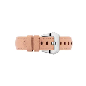 Cross Leather Strap | Soft Pink - 20MM