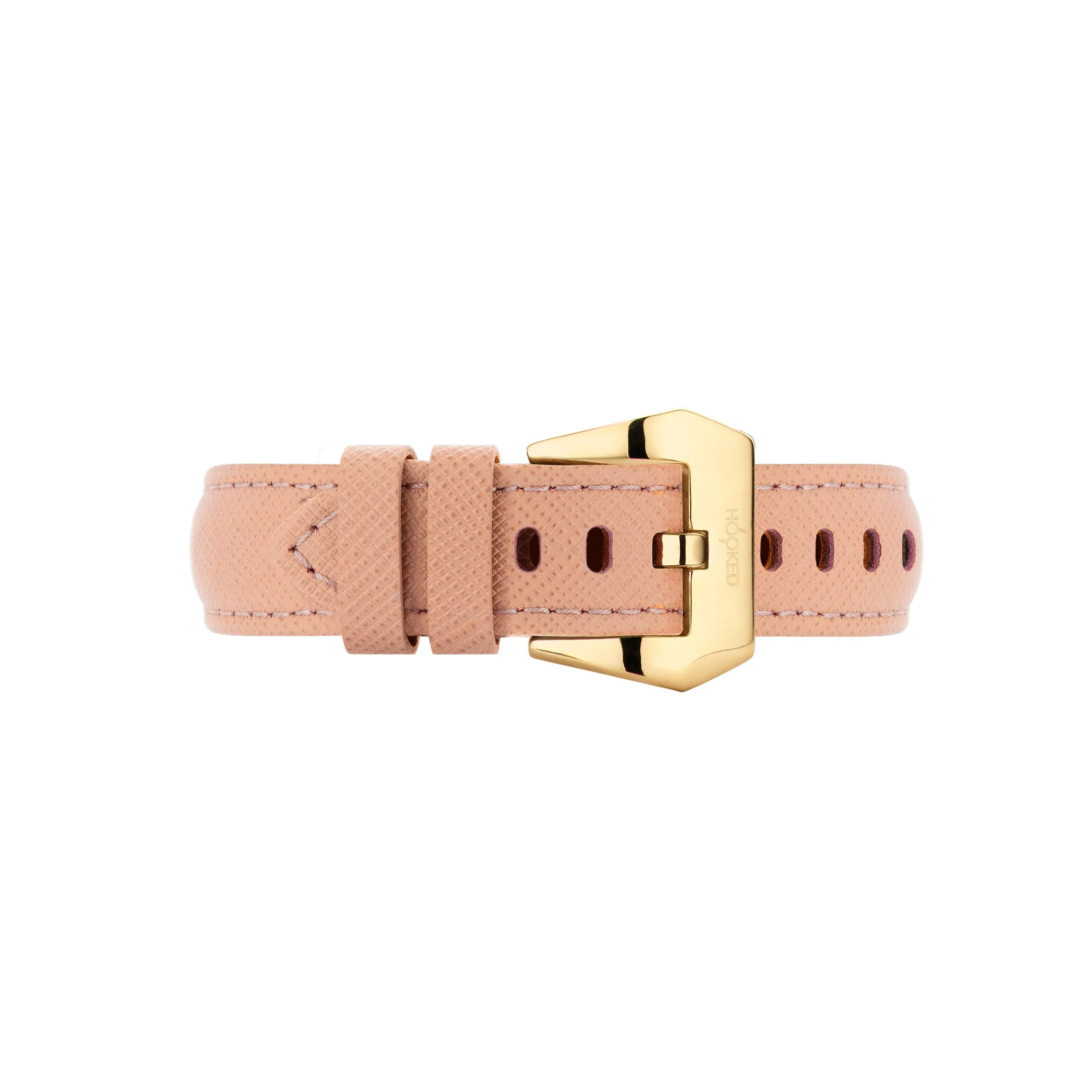 Cross Leather Strap | Soft Pink - 20MM