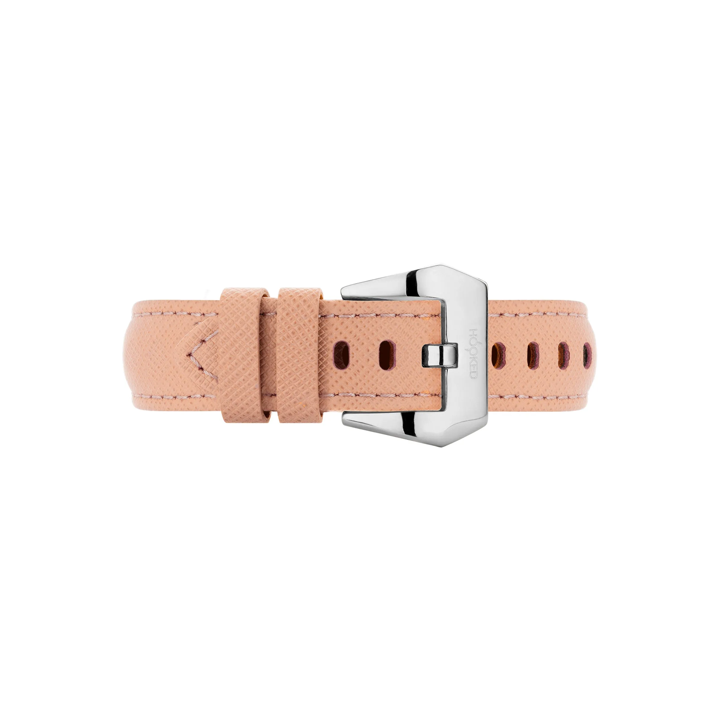 Cross Leather Strap | Soft Pink - 20MM