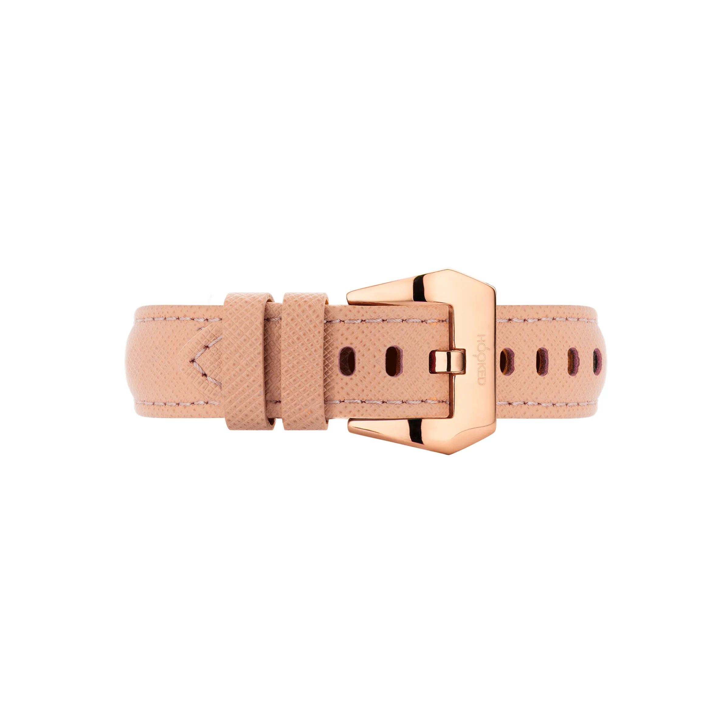 Cross Leather Strap | Soft Pink - 20MM
