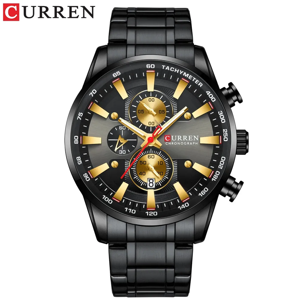 CURREN Men's Luxury Sport Chronograph Wristwatches