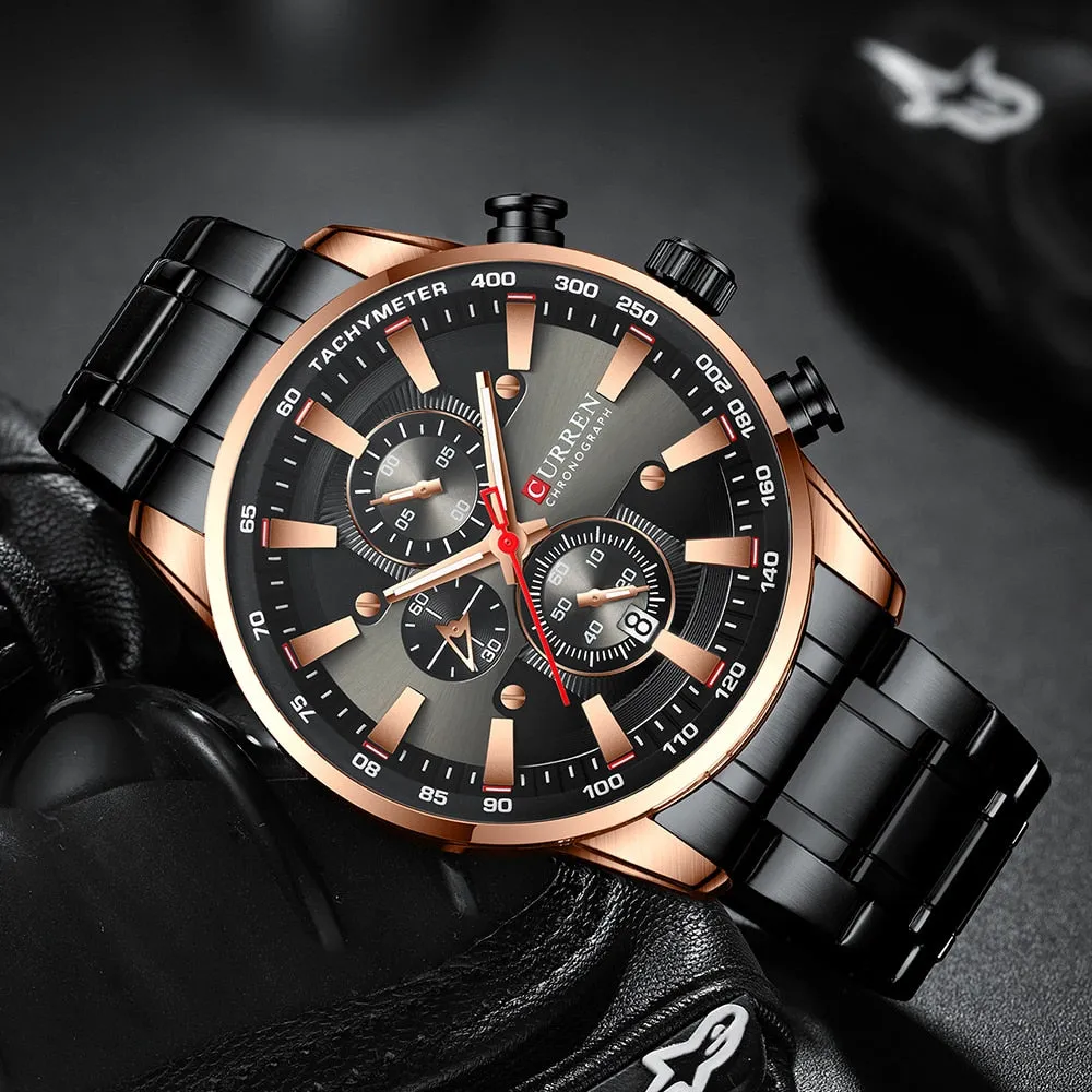 CURREN Men's Luxury Sport Chronograph Wristwatches