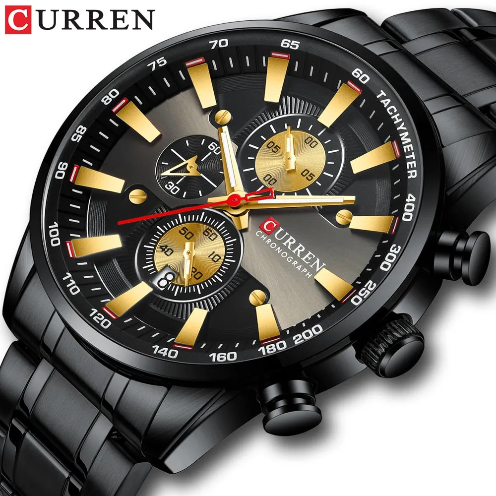 CURREN Men's Luxury Sport Chronograph Wristwatches