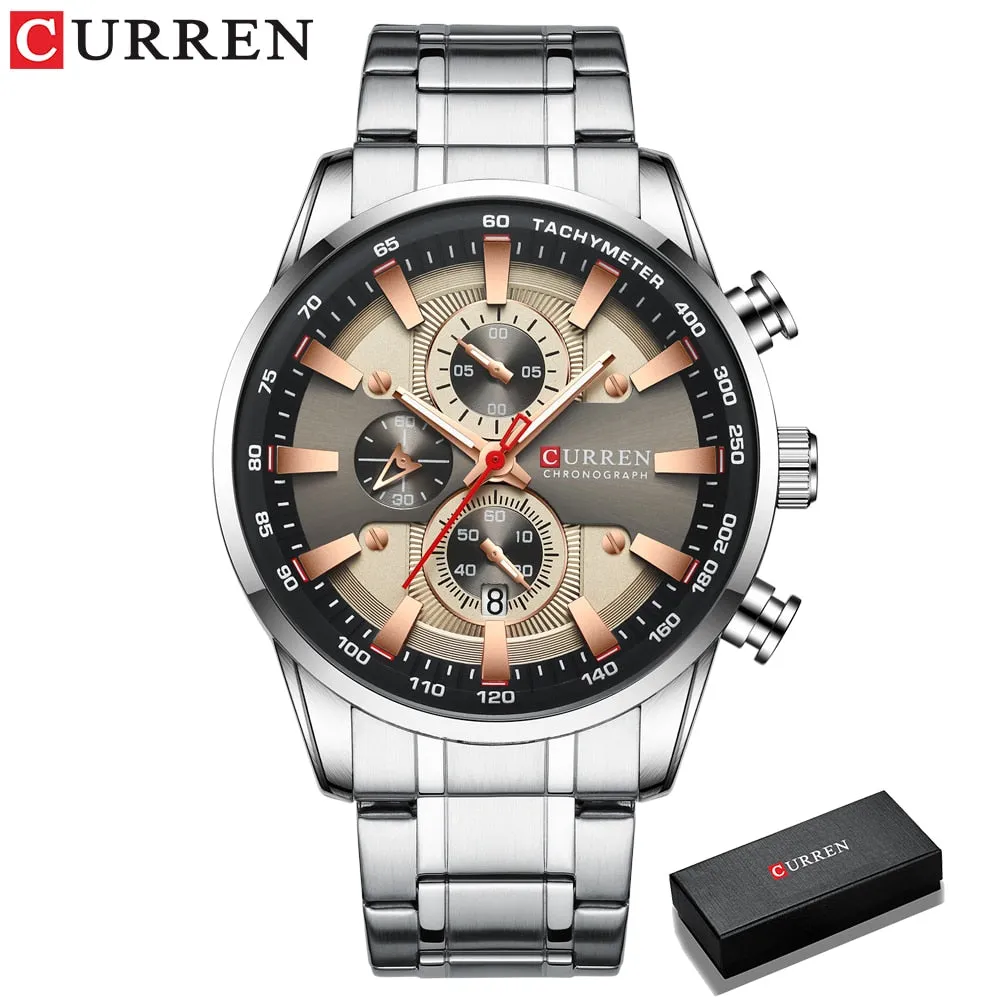 CURREN Men's Luxury Sport Chronograph Wristwatches