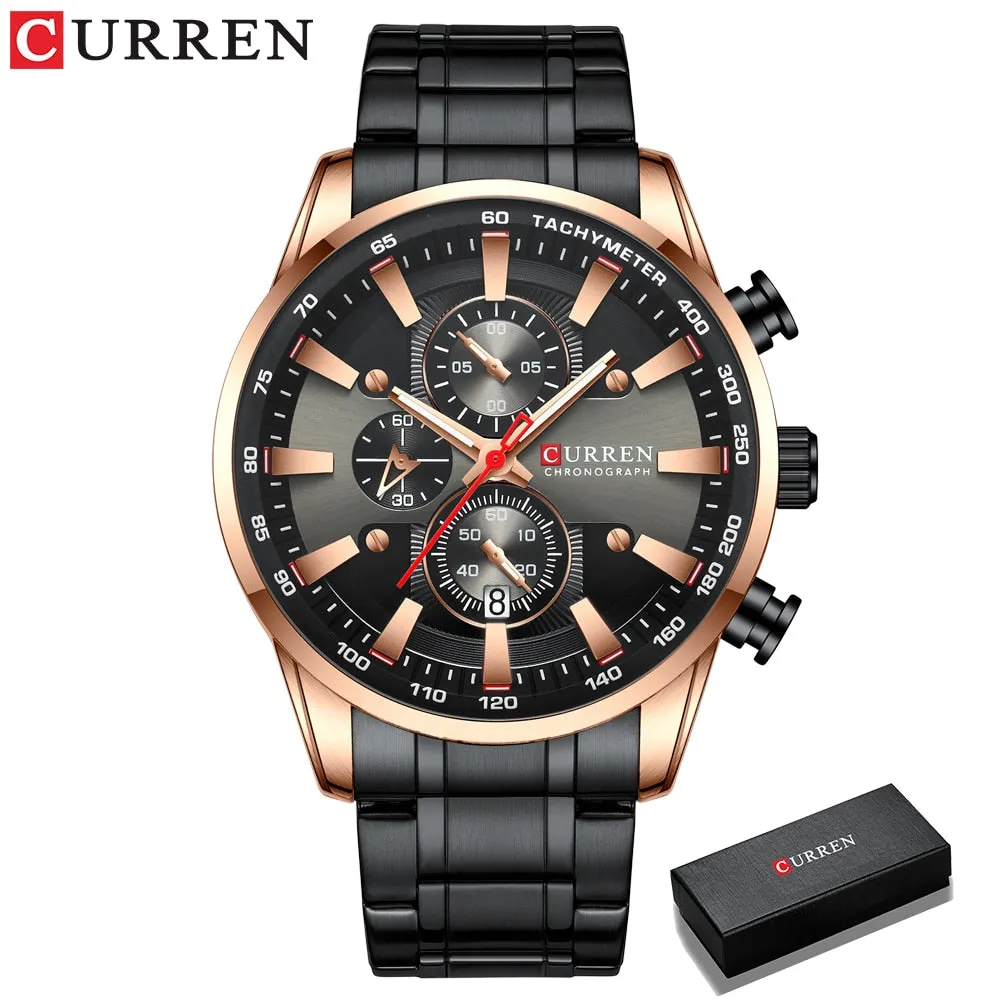 CURREN Men's Luxury Sport Chronograph Wristwatches