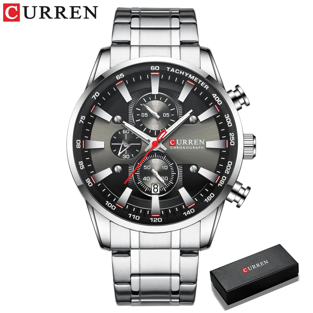 CURREN Men's Luxury Sport Chronograph Wristwatches