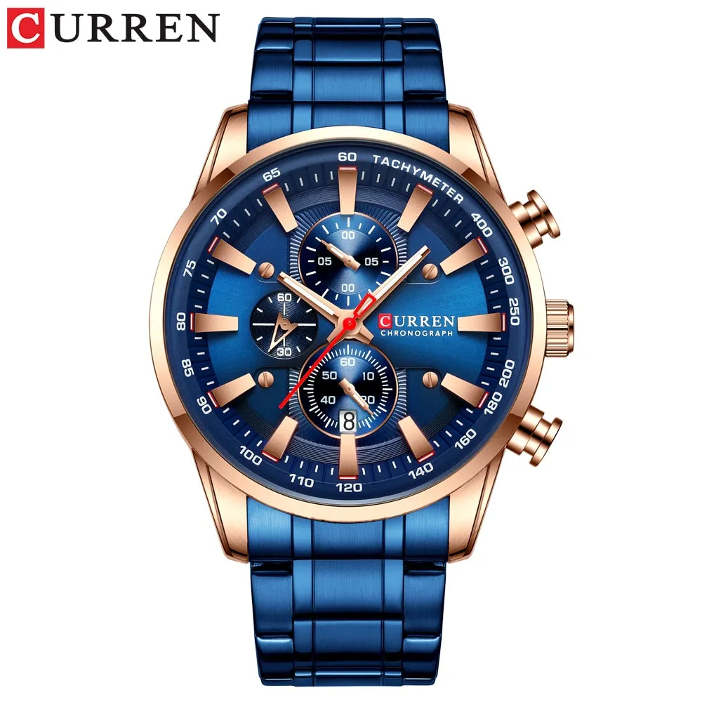 CURREN Men's Luxury Sport Chronograph Wristwatches