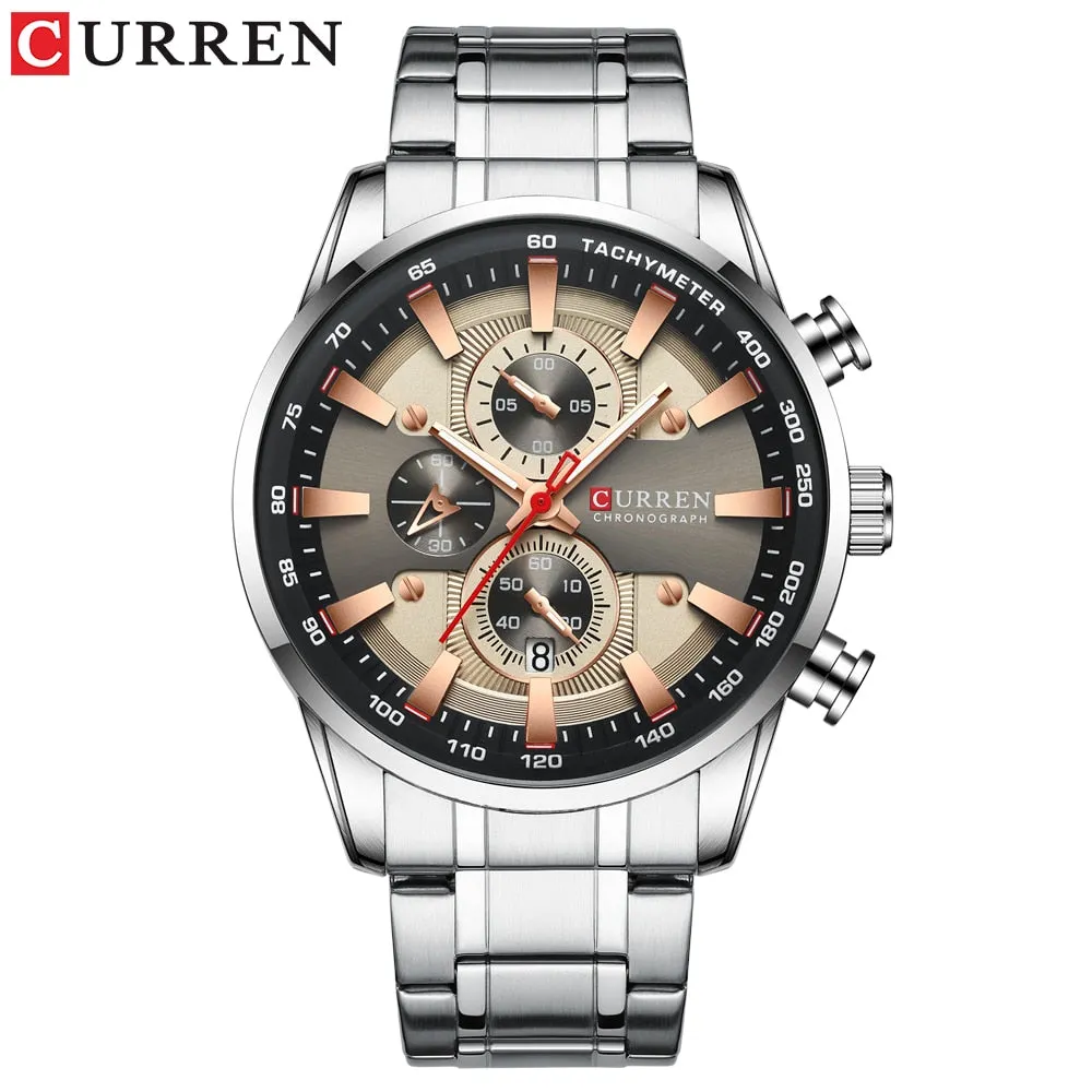 CURREN Men's Luxury Sport Chronograph Wristwatches