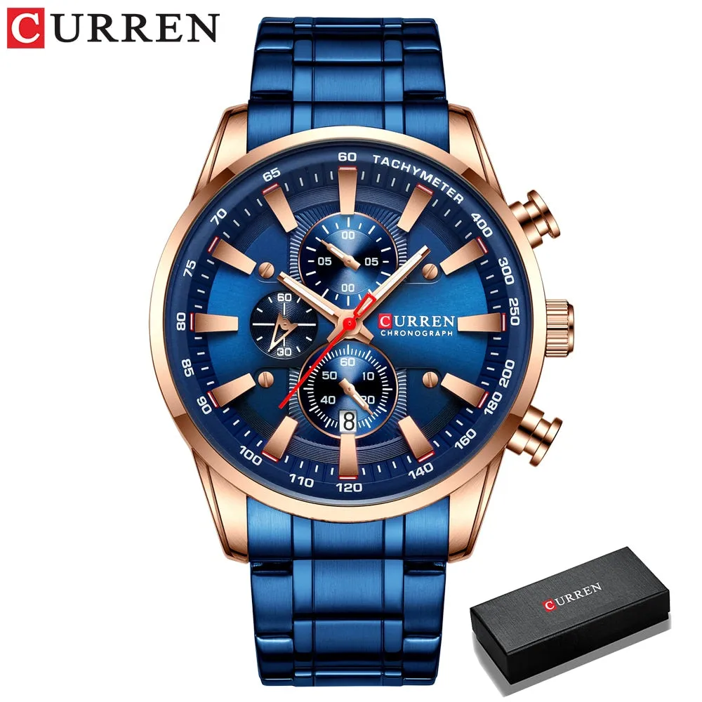 CURREN Men's Luxury Sport Chronograph Wristwatches