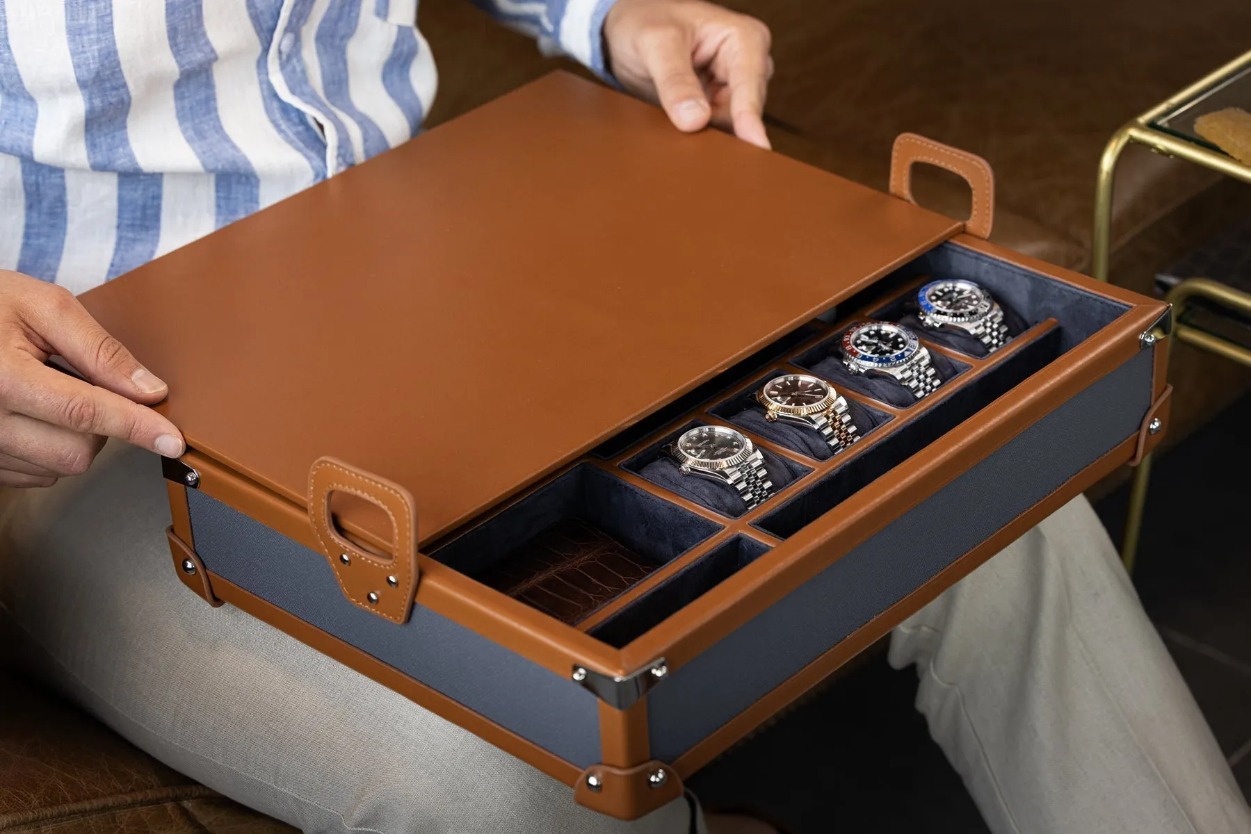 Daily Routines Tray Master Edition - Saffiano Dark Grey