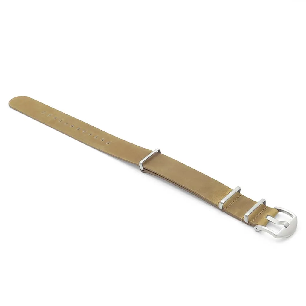 DASSARI Veteran Vintage Leather NATO Strap