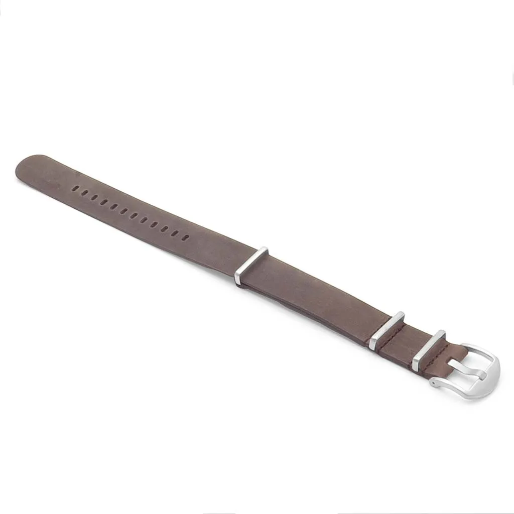 DASSARI Veteran Vintage Leather NATO Strap