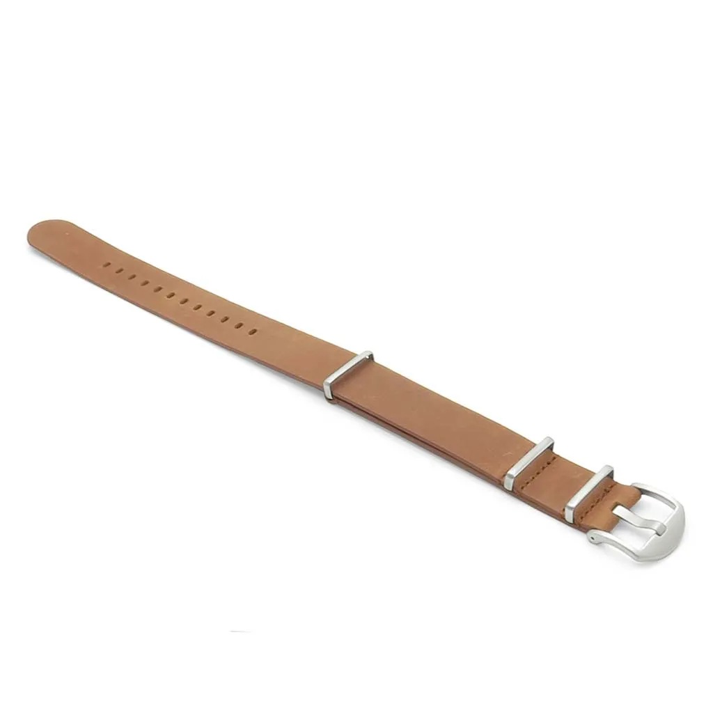 DASSARI Veteran Vintage Leather NATO Strap