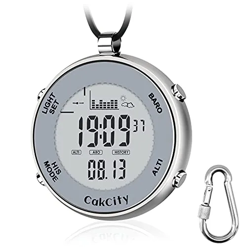 Digital Pocket Watch with Outdoor Functions
