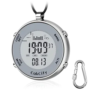 Digital Pocket Watch with Outdoor Functions