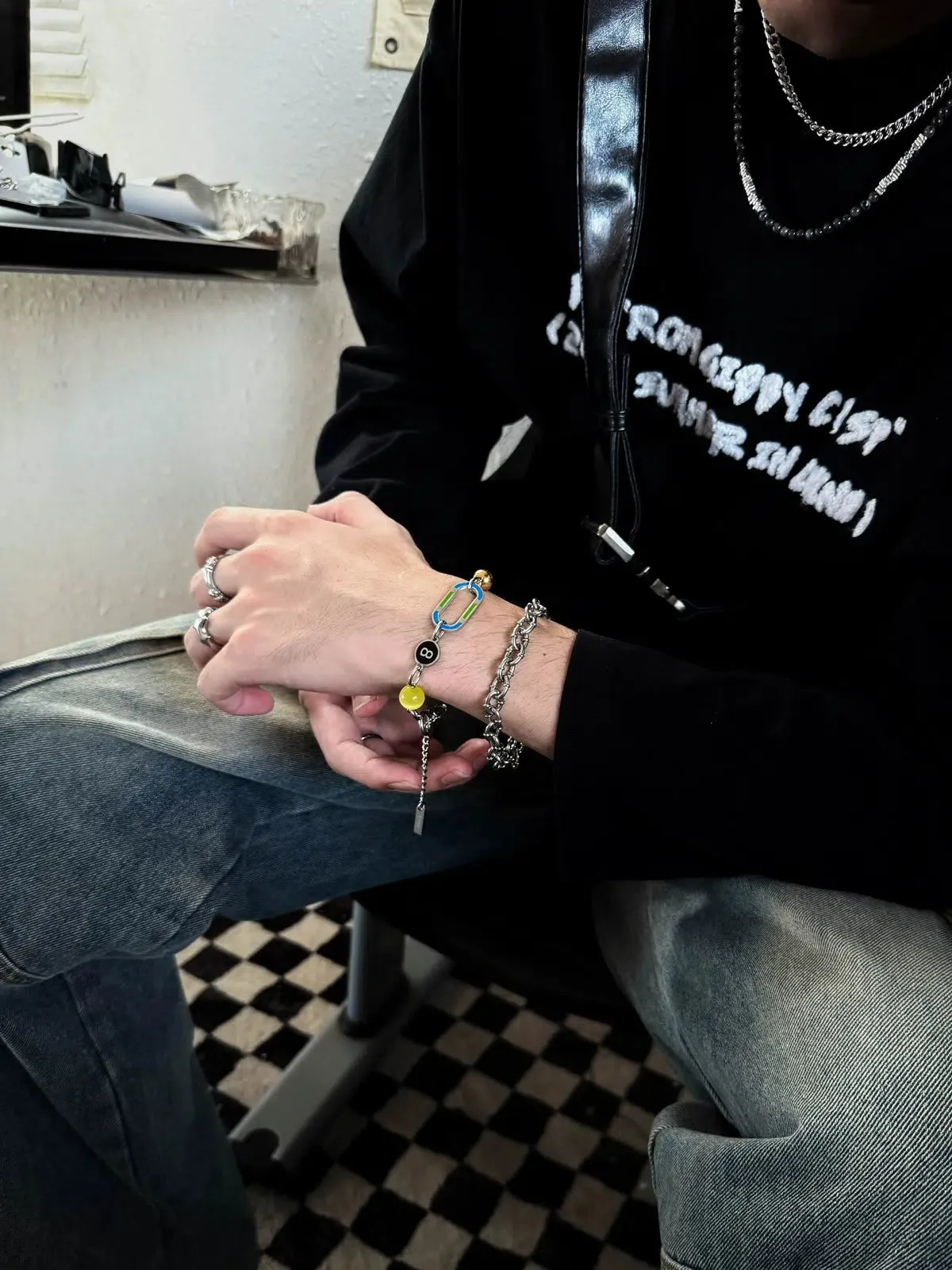Dopamine Style Beaded Bracelet