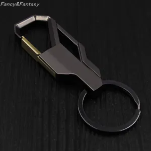 Fancy&Fantasy Cool Design Personalised Luxury Keychain Stainless Steel Metal Luxury  Car Keychain  Decoration Jewelry For Men