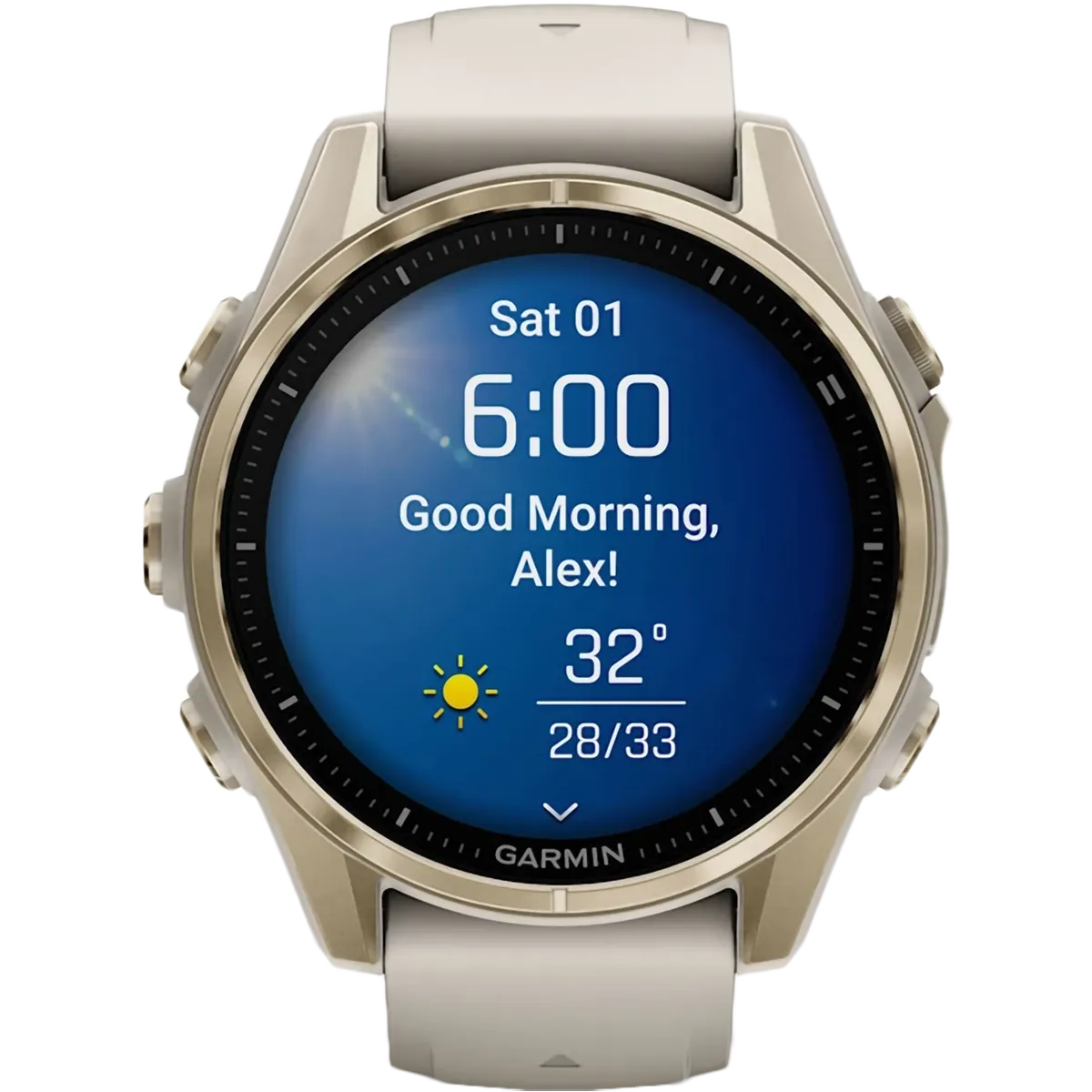 Fenix 8 Sapphire 43mm Amoled - Soft Gold