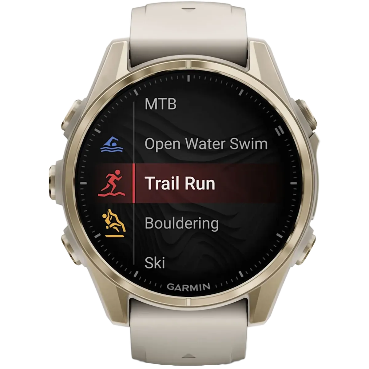 Fenix 8 Sapphire 43mm Amoled - Soft Gold