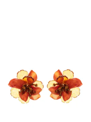 Floral earrings
