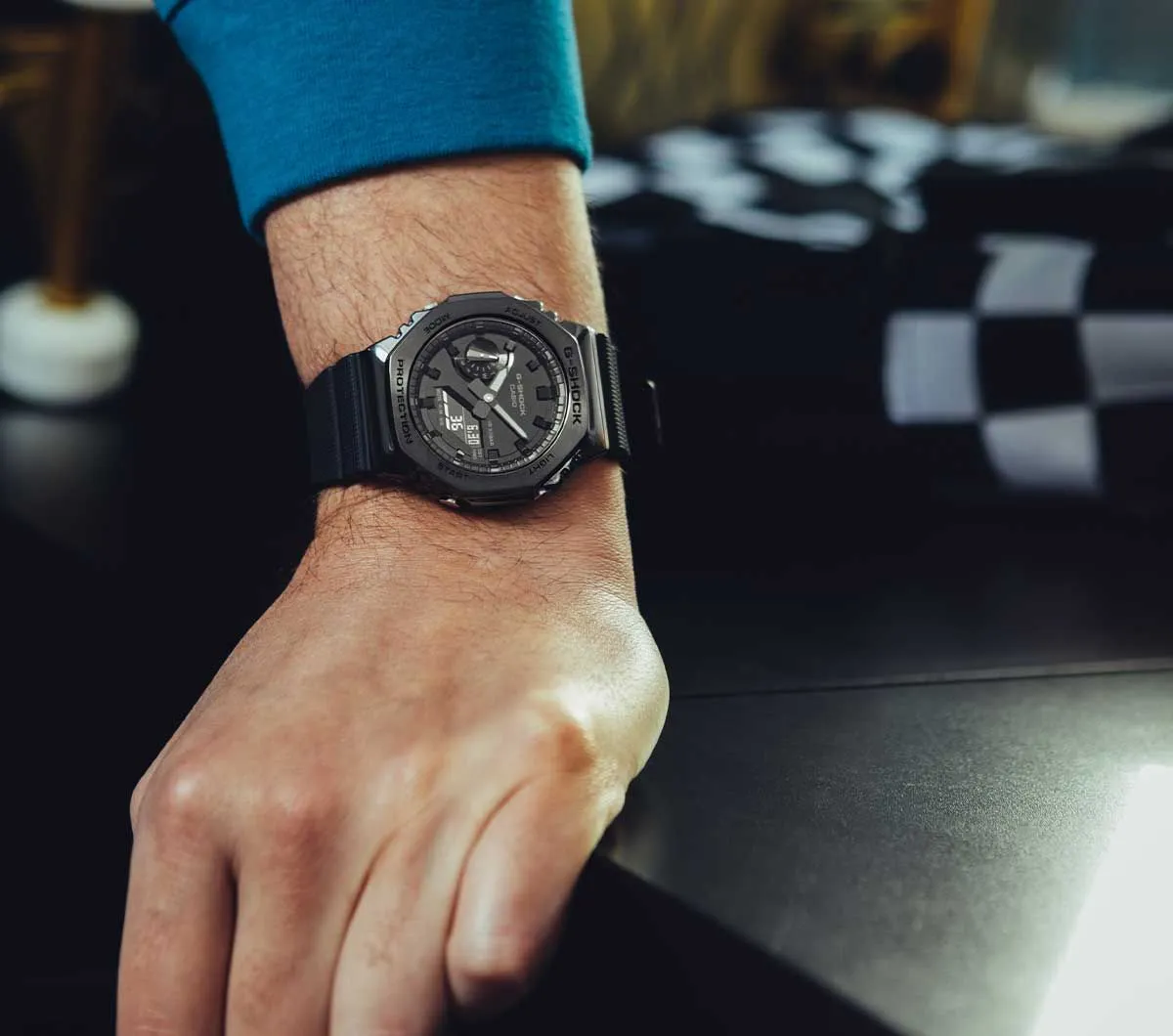 G-Shock 2100 Metal Covered Black All Black