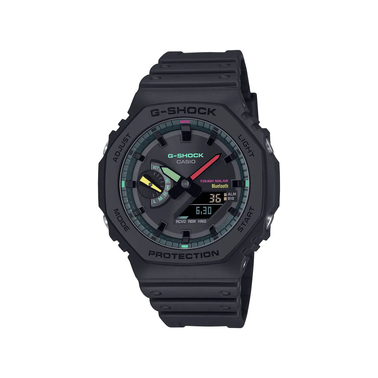 G-Shock 2100 Series - Multi-Fluorescent Accents Series - GAB2100MF-1A