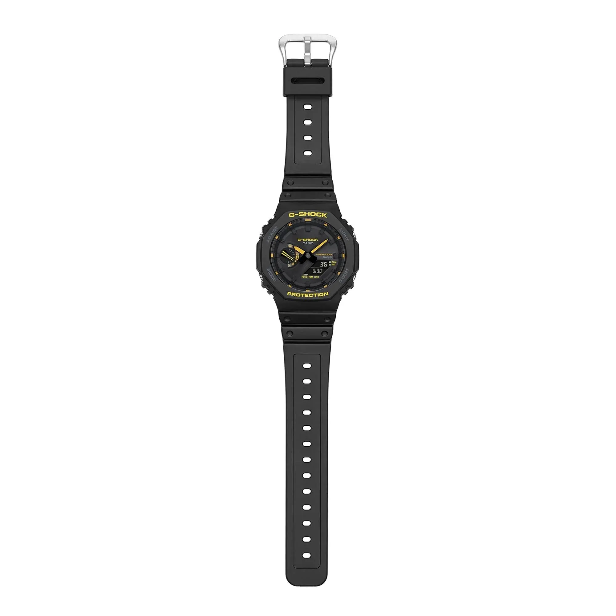 G-Shock Carbon Core Guard Tough Solar Slim Duo - Black & Yellow - GAB2100CY-1A