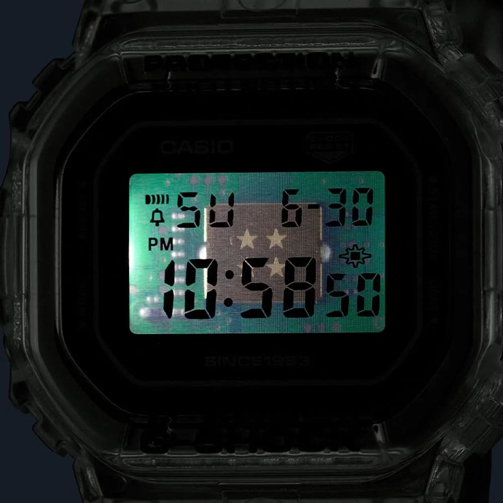 G-Shock DW5040RX-7 40th Anniversary Skeleton Remix Digital Watch