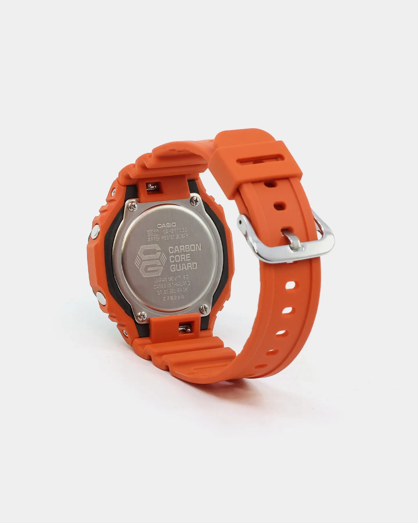 G Shock GA2110SC-4A Skater Flavour Watch Orange/Black