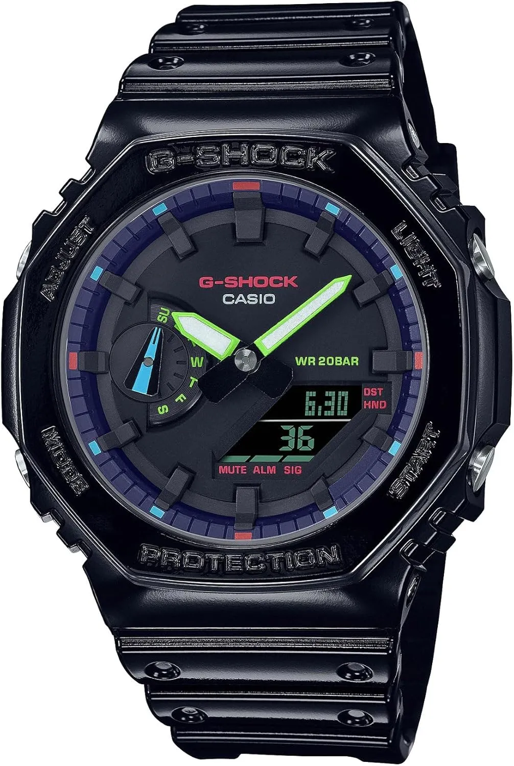 G-Shock Garish Rainbow Series GA2100RGB-1A
