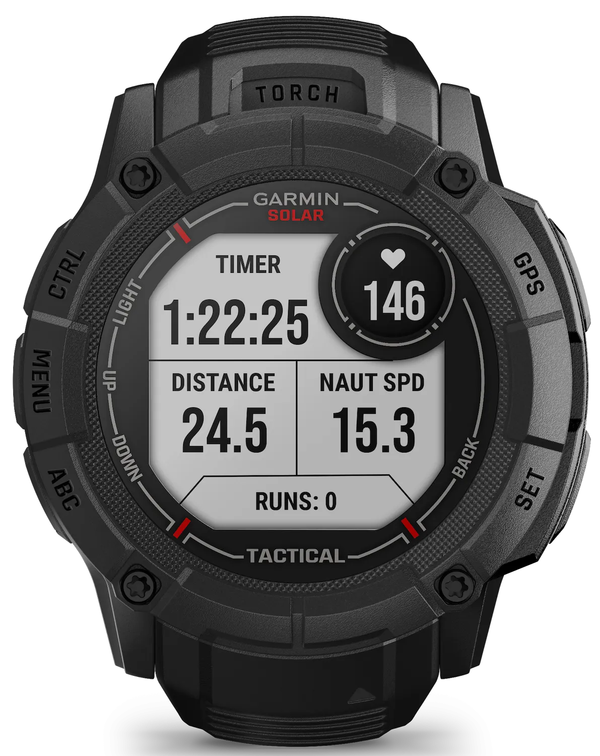 Garmin Instinct 2X Solar Tactical Edition Black D