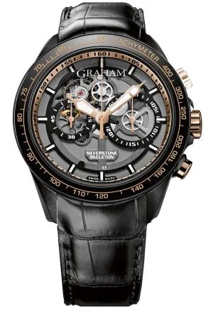 GRHM Watch Silverstone RS Skeleton Black & Gold Limited Edition